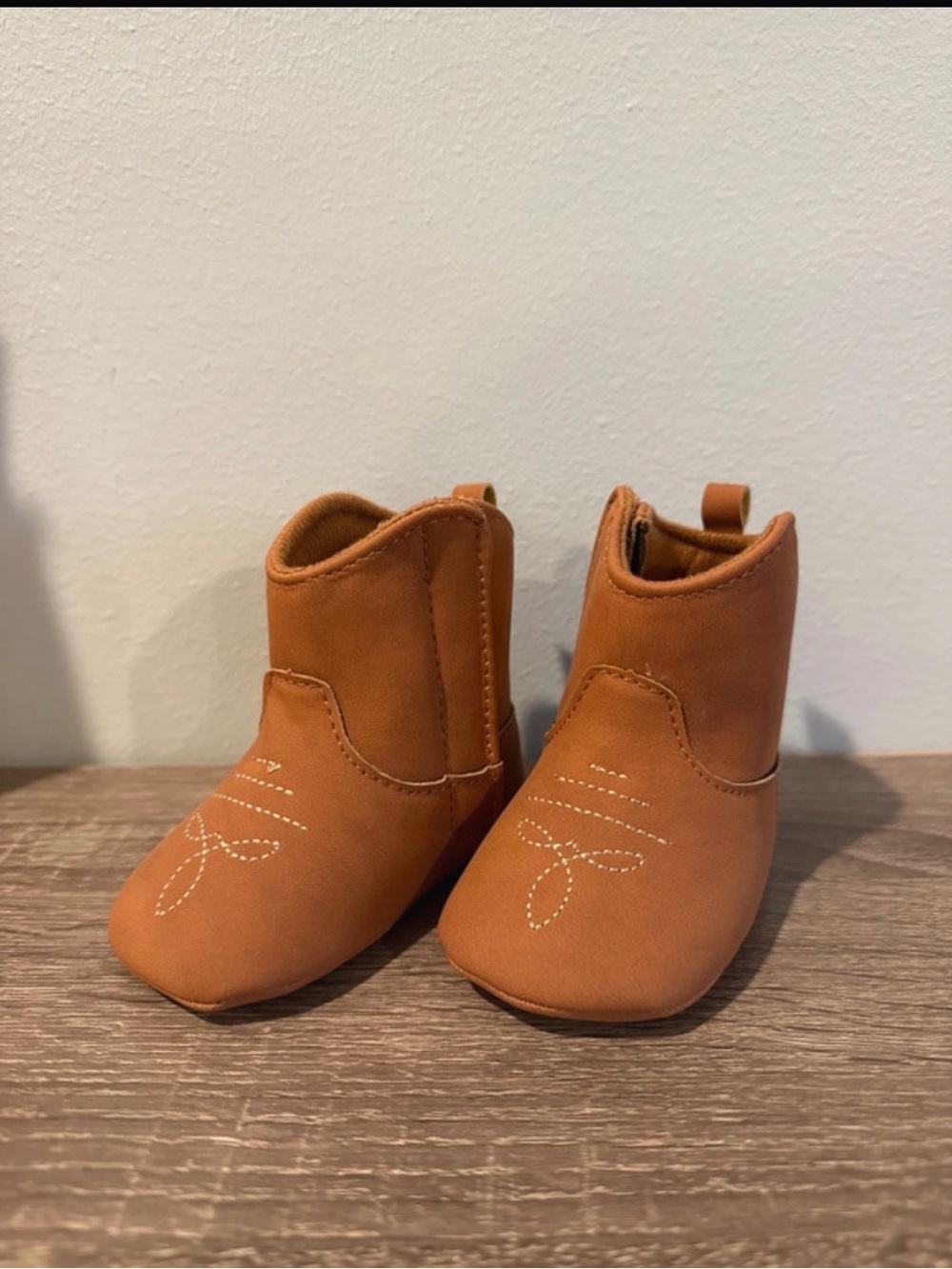 Baby Cowboy Booties - Soft Slip-On Baby Shoes